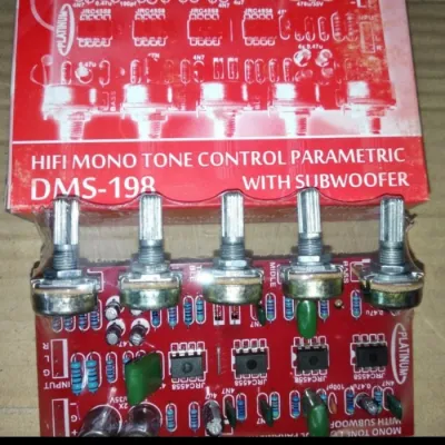 [Bayar Ditempat]Kit Tone control parametrik plus subwoofer dms 198 / Dms198 / dms 198