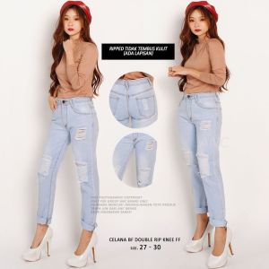 Celana Jeans Wanita Kekinian - Kombinasi Jeans Terbaru dan Terlaris