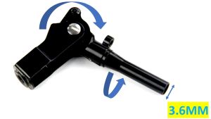 PACBAY SF ROLLER TOP GUIDE(BLACK) SWIVEL TIP ROLLER GUIDE SALTWATER BOAT ROD