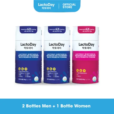 [Trio Bundle] LactoDay Probiotics For WOMEN+MEN Gut Health Digestion Bloating Immunity