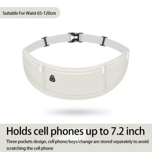 Slim Waist Pouch Waterproof Waist Bag Jogging Bag Reflect Light Belt Beg Running Bag