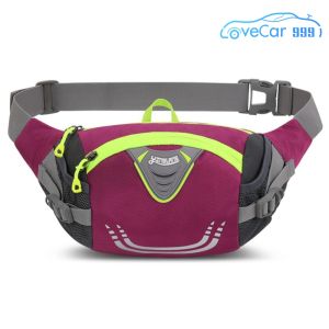 Breathable Nylon Jogging Waist Pack with Anti-Theft Features for Hiking and Camping Adventures