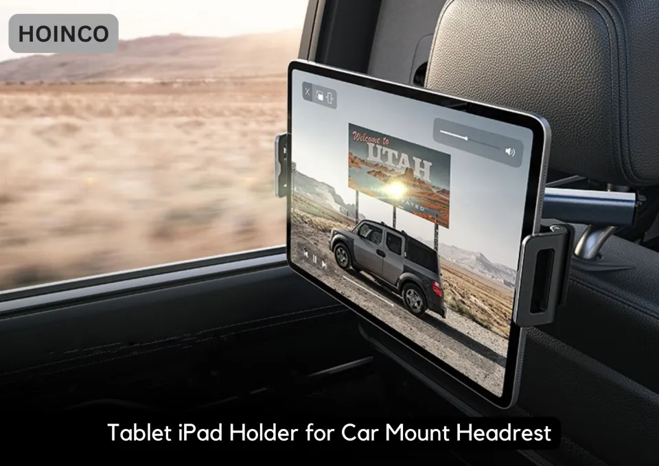 Tablet iPad Holder for Car Mount Headrest-iPad Car Holder Back