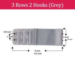 Multiple Colors Adjustable 14-16cm EXTENDER ELASTIC STRETCHY BRA EXTENSION STRAP Wihth 2 or 3 Hooks