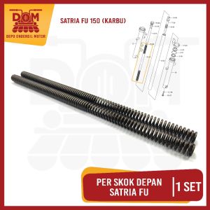 Per Skok Depan SATRIA FU 150 (PSP) SET ISI 2 -Ver Dalam As Sekok Shock Suzuki Satria FU 150 Facelift