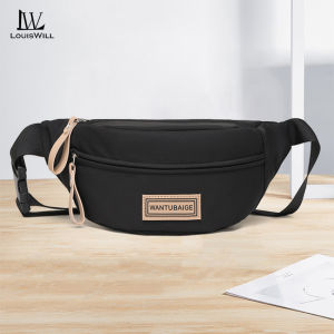 LouisWill Mens Chest Bag Fashion Outdoor Bag Travel Bag Cross Body Bag Waist Bag Lightweight Waterproof Fitness Bag Money Phone Chest Bag for Workouts Sports Outdoor
