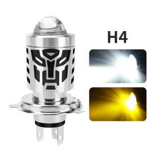 T19 Led Headlight Motorcycle LED Headlight P15D H6 BA20D H4 Led Motorcycle Headlight Spotlight Killer Bulb With Blue Park Light Headlight for Moto With blue light