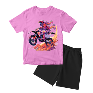 Baju Kaos Setelan Distro Anak Laki Laki Karakter Kartun Chill Hiphop - Hypelane Kids - DTF