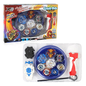 Beyblade Burst gyro comition battle disc 4 in 1 combination handle launcher gyro disc set XD168-1 Christmas gifts for kids