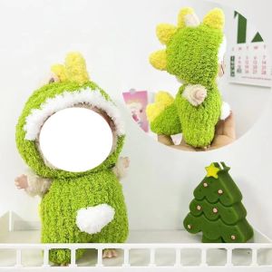 (Super Fan) 17cm Cute Mini Plush DollS Clothes Outfit Hoodie Big Goose Dinosaur Bee SharK Deer Korea Kpop Exo Labubu Idol Dolls Clothing