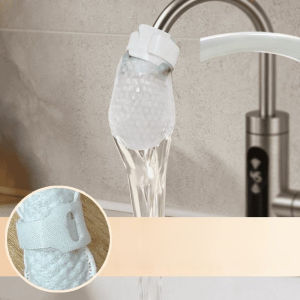 Faucet Water Filter Bag Kitchen Faucet Splash Guard Sediment Rust Scale Remover Tap Water Filter Attachment