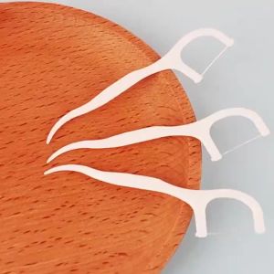 2025[Ultra-Fine Dental Floss 50 PCs Boxed] Toothpick Floss Dental Floss Dental Floss Pick for Rear Teeth GapEIDM