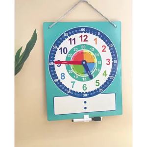 นาฬิกาเด็ก รุ่นสำหรับโรงเรียนประถม นาฬิกาสอน เครื่องมือการสอน การเรียนรู้การรับรู้เวลา เครื่องมือการสอนของครู