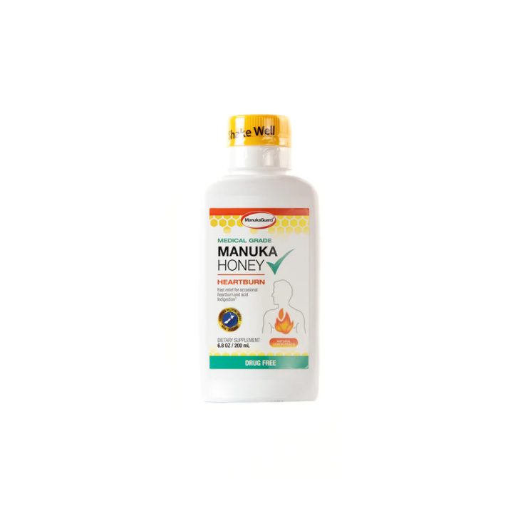 Manuka Guard Manuka Honey Heartburn Lemon Peach Flavor 200ml