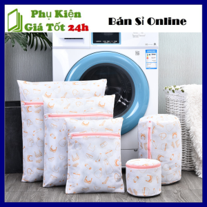 Set 5 Túi Giặt Quần Áo - Túi Lưới Đựng Đồ Lót Quần Áo Trong Máy Giặt Chống Rối  Tránh Bị Xù Lông - Túi Giặt Đồ Lót Máy Giặt Chống Rối Bảo Vệ Quần Áo