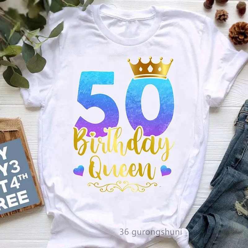 50th birthday queen shirt