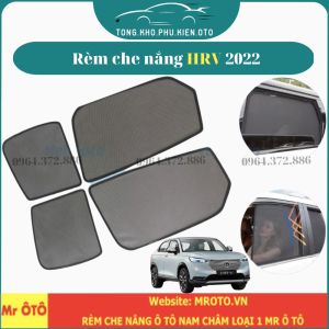 Rèm Che Nắng Xe HRV 2022 - Hàng Loại 1 Mr Ô Tô vải dày chống nắng tốt dễ lắp đặt vừa khít - Đế nhựa/ Có hít nam châm