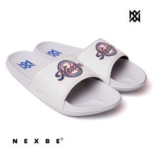 Nexbe Dare to step White - Sandal Selop Slip On Casual Pria Wanita