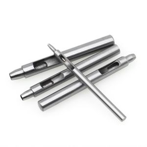 VERMILL 1Pcs Alloy Steel Round Hole Puncher 0.5-10mm DIY Leather Punch  Straight Head Leather Craft Tool Sewing Bag Shoes Belt Watch Band