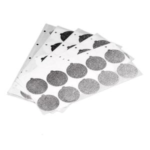Pack of 100 Coffee Pods Foil Lid Set 37mm Diameter Stickers Sealers Aluminum Foil Texture Coffees Cup Covers