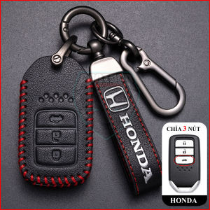 Ốp Chìa Khóa Xe Honda City BRV 2022 2023 2024 CRV Brio Accord Chìa 2 3 4 Nút Họa Tiết 3 Sọc CỜ Ý Lịch Lãm
