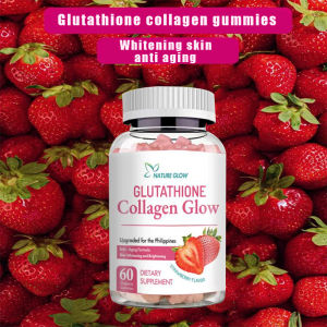 Glutathione Collagen gummies Brightens Skin Anti Aging Collagen Nutritional Supplement Vitamin 60 pcs Glutathione Kolagen Mencerahkan Kulit Anti Penuaan Kolagen Vitamin Suplemen Pemakanan