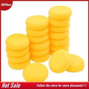 【COD】🔥🔥🔥 10pcs Childrens Painting Round Synthetic Watercolor Artist Sponges For Painting Crafts Pottery Yellow Round Cake Sponge