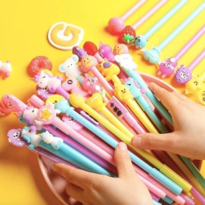 SET 10 BÚT BI NƯỚC ĐẦU HÌNH THÚ NGỘ NGHĨNH DỄ THƯƠNG BÚT BI NƯỚC XINH TIỆN LỢI