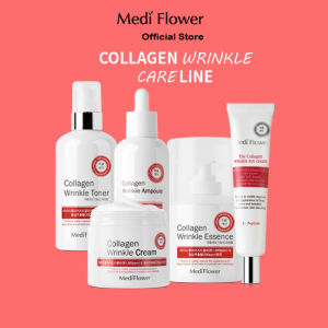 [MEDIFLOWER] Collagen Wrinkle Ampoule 100ml / Anti-Wrinkle / Anti-aging / Moisture / Elasticity - Best Korean Skin Care