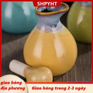 [COD] SHPYHT Giao hàng địa phương Chai tinh dầu thơm bằng gốm hộp đựng rỗng hương liệu 60ml