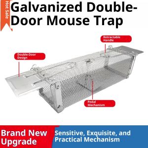 Perangkap Tikus Automatik Besi Continuous Rat Mouse Trap Cage Tangkap Banyak Ekor Sekaligus Big Size