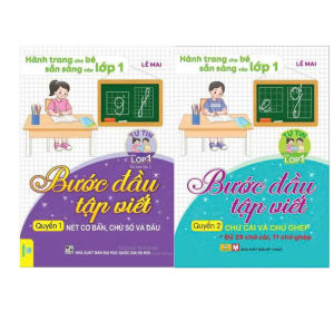 Sách - Bước Đầu Tập Viết (Hành trang cho bé vào lớp 1) -  Lê Mai  -  Ndbooks