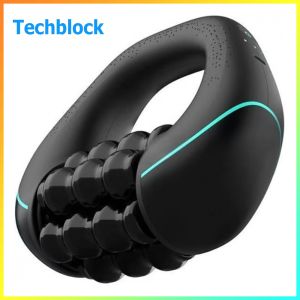 Portable Electric Massage Roller with 3-Speed Rechargeable Design Mini Percussive Massager for Muscle Tension Relief