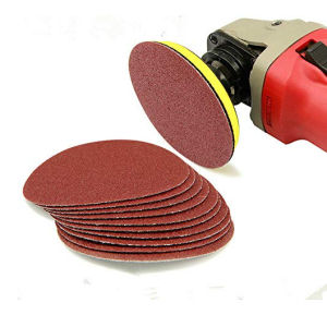 100PCS VELCRO SANDING DISCS 4" (100mm)–40 to 1200 Grit | Hook & Loop for Orbital Sander | Wood/Metal