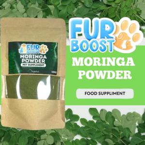 100g Fur Boost Furboost Malunggay Moringa Powder Adult Puppy Dog Dogs Cats Cat Pet Essentials