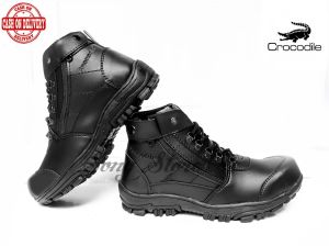 Sepatu Casual Boot Pria Crocodile morisey Ujung Lapis Besi - Bisa Bayar Di Tempat
