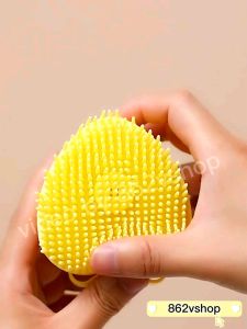 Berus mandi silikon berbentuk cinta haiwan kesayangan badan manusia sesuai untuk berus mandi badan