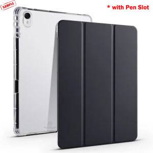 For Xiaomi Pad 7 | 7 Pro 11.2 inch HCKX Flip Stand Silicone Pencil Pen Slot Holder Case Cover