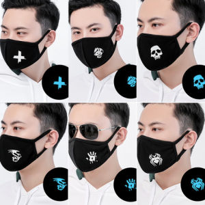 3D Spiderman X Skull Dragon Mouth Mask Glow in The Dark Topeng Muka Face Mask