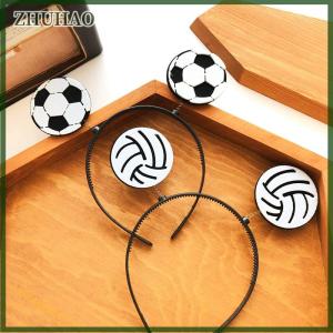 ZHUHAO Vui nhộn bóng rổ cầu lông headbands sáng tạo bóng bàn mùa xuân Headband Clip tóc phụ kiện tóc thể thao đội cổ vũ