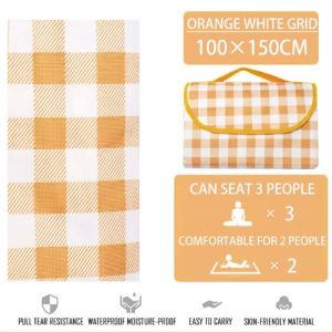 Variety Of Size Picnic Cushions Family Exposed Beach Outdoor Travel Camping Beach Camping  Cushion  Beach Cushion Moisture Anti -Pollution  And Clean Double -Sided Protection Foldable Childrens Game Mat
