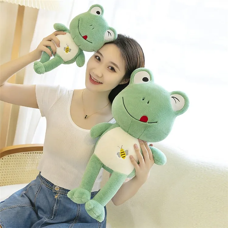 Dtricit Frog Plush,11inch Frog Plushies Toy Animal Stufed Toys Paddy Pillow  Beding Soft Monster Stuffed Figure Doll for Fans Gift,Soft Stuffed Animal  Figure Doll for Adult and Kids（Green : : Toys 