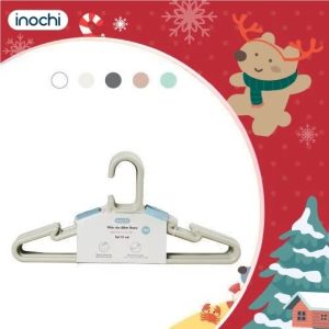 (Chính hãng Inochi) Set 10 cái Móc áo đầm Hara 182 Nhựa PP nguyên sinh