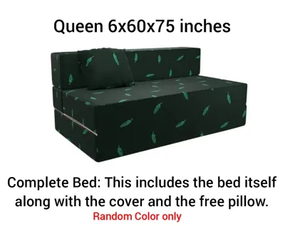 Mandaue Foam Budget Sofa Bed Space Saving Convertible 2-in-1 Dual Purpose