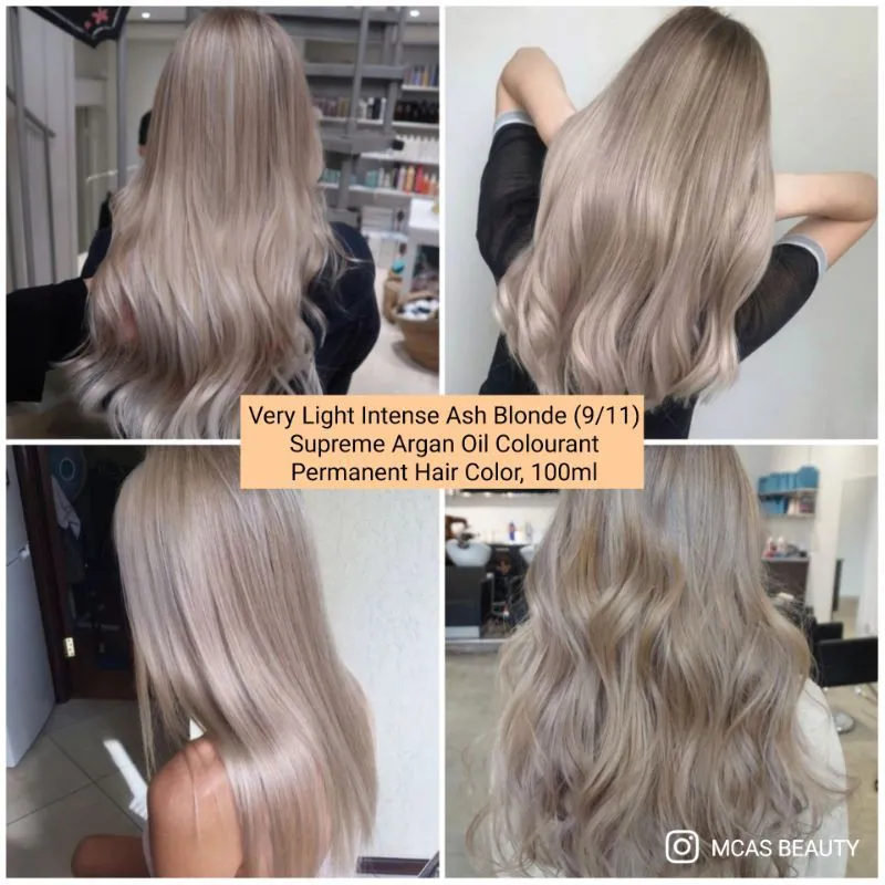 Thuốc Nhuộm Tóc Tại Nhà Màu Khói Sáng 9/1 Light Ash Blonde Cần Tẩy ...