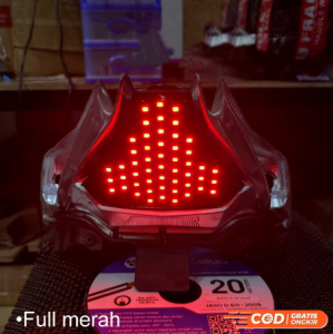 LAMPU STOP RUNNING LED / STOPLAMP RUNNING BEAT NEW DELUXE BEAT ECO BEAT STREET 2020 2021 2022 2023 8 MODE