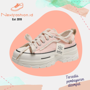 Nextfashion Sepatu sneakers wanita casual kekinian 301 modis fashion sport 2024