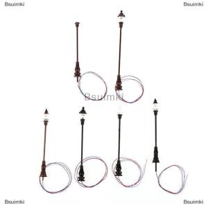 [COD] Bsuimki Đèn mini mô hình tỷ lệ 1:87 đèn LED trắng 3V đèn đường cho cảnh nhỏ