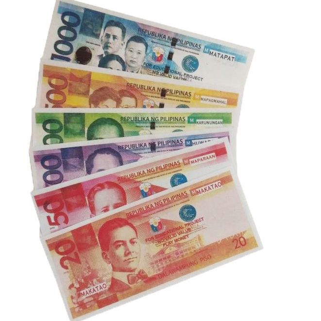 28 piece Philippine Peso Play Money 1pack FAKE BILLS TOY | Lazada PH