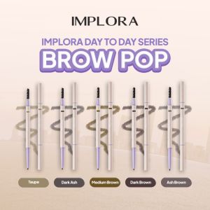 [PAKET 12PCS] IMPLORA Day To Day Brow Pop